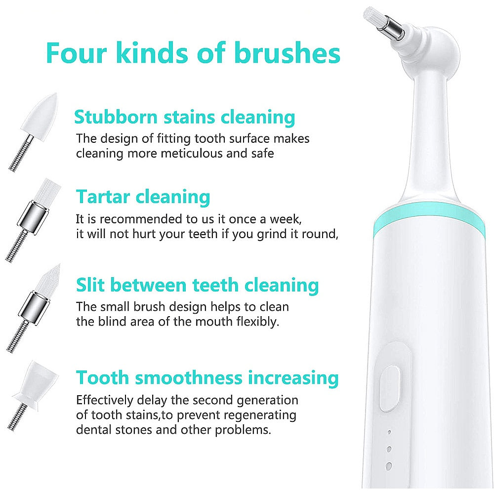 Portable Dental Polisher Tooth Polishing Teeth Whitener Whitening Polisher Stain Remover Tools Cleaner