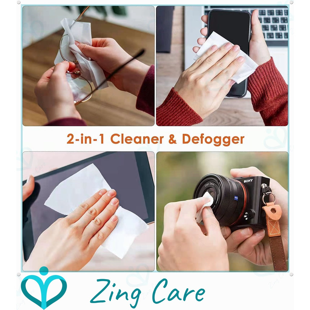 30Pcs Japanese Glasses Anti-Fog Wipes Disposable Cleaning Paper Eye Lens Mobile Phone Screen Artifact Cleaning Paper