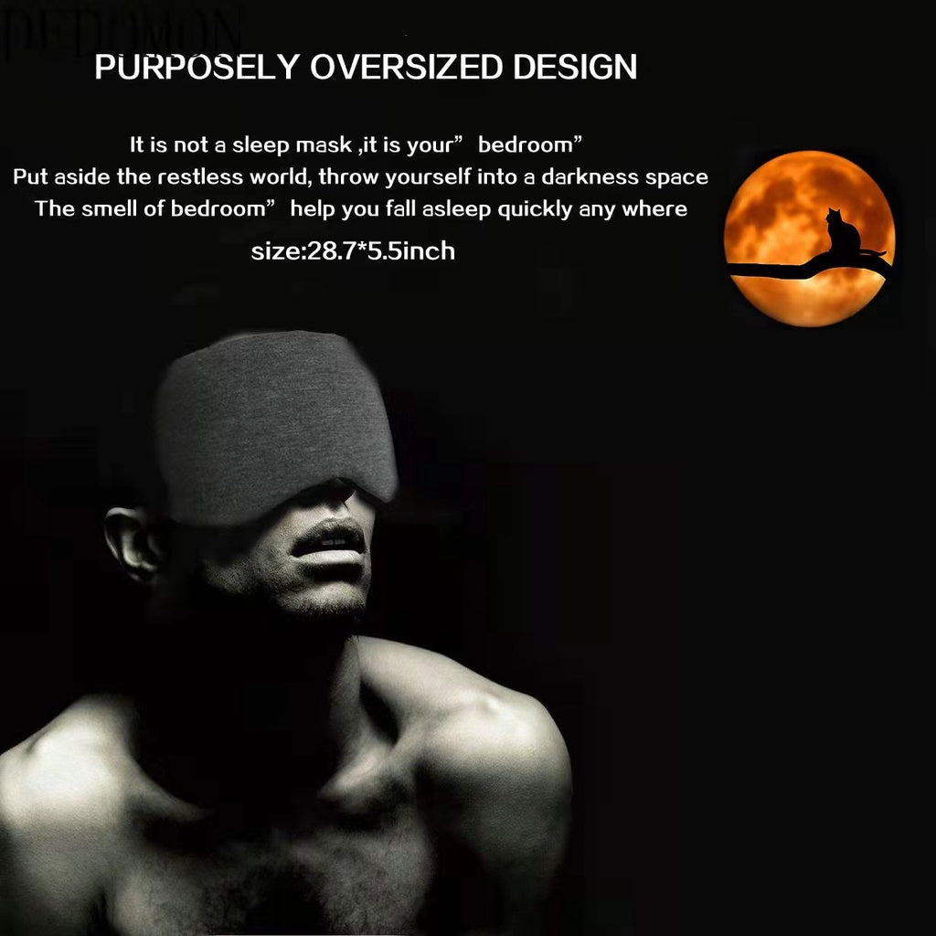 Cotton Silk Sleep Mask Blindfold Eye Cover Eye Patch Women Men Soft Portable Blindfold Travel Eyepatch Sleeping