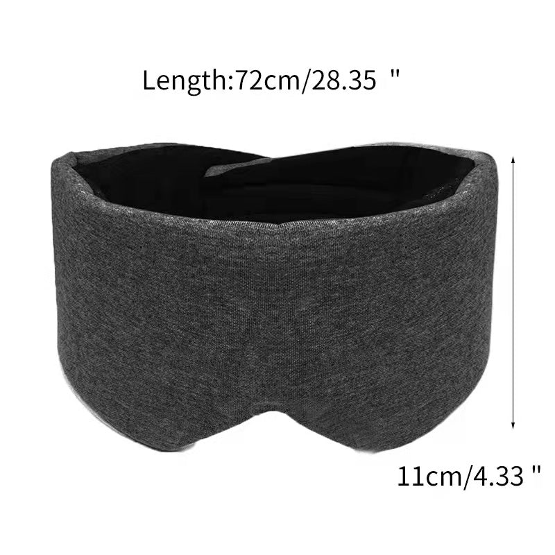Cotton Silk Sleep Mask Blindfold Eye Cover Eye Patch Women Men Soft Portable Blindfold Travel Eyepatch Sleeping