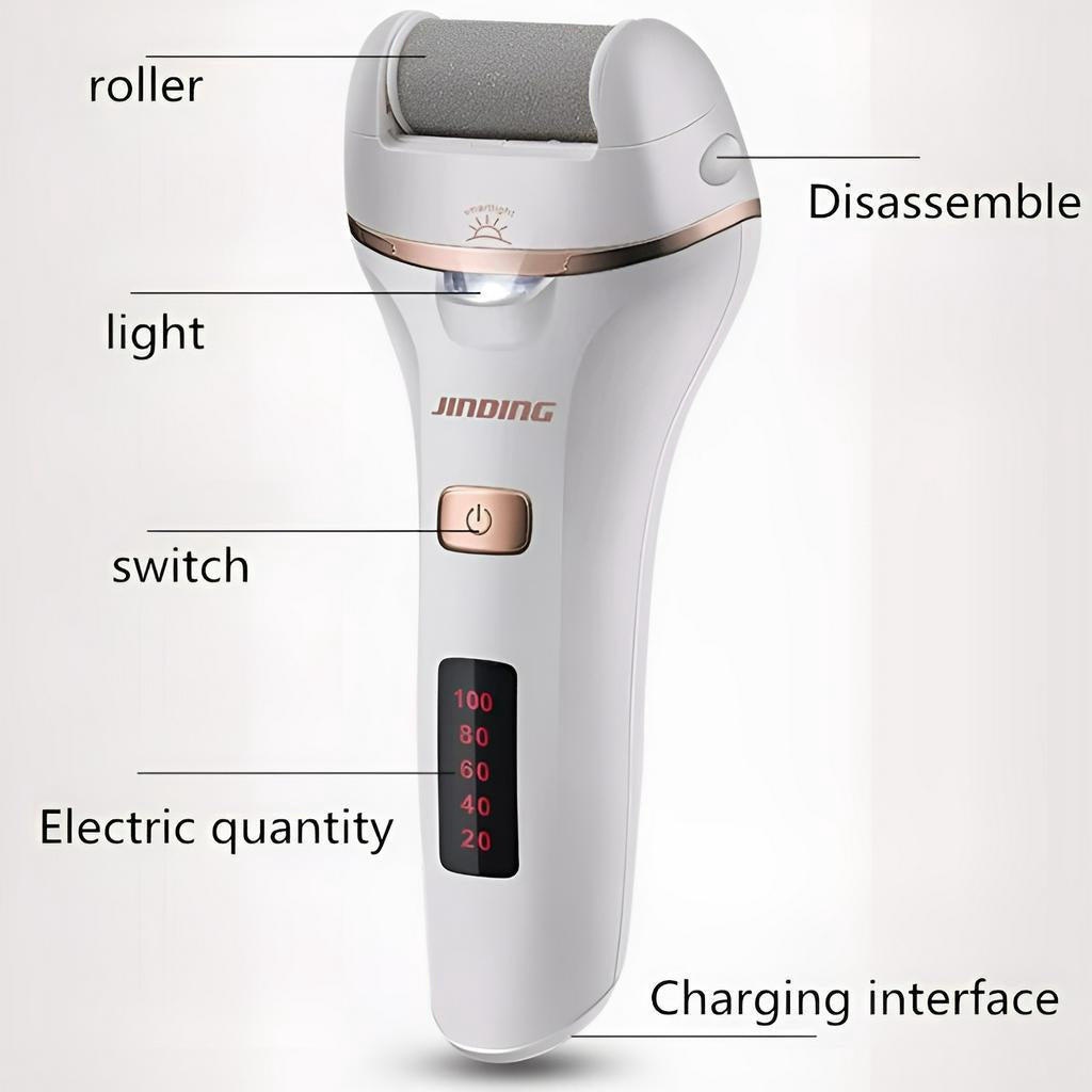 Electric Foot File Callus Remover Machine Pedicure Device Rechargeable Feet Care Tool For Heels Dead Skin