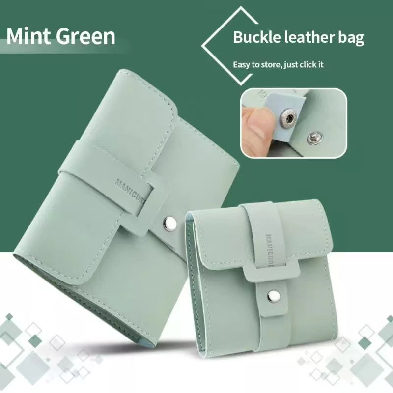 12 Pcs Nail Clippers Knife Set Stainless Steel Nail Cutter Professional Scissors with Folding storage Bag Utility