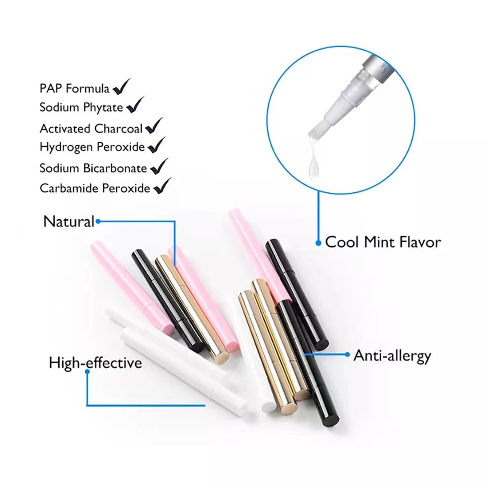 GROLY SMILE 32 LED Dual-Light Rechargeable Teeth Whitening Kit Wireless With 3 Whitening Gel/ Led Pemutih Gigi Set