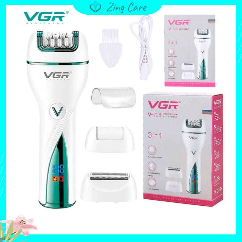 3in1 Women Epilator Electric Female Shaver Leg Body Hair Removal Facial Lip Chin Lady Bikini Trimmer Rechargeable Callus
