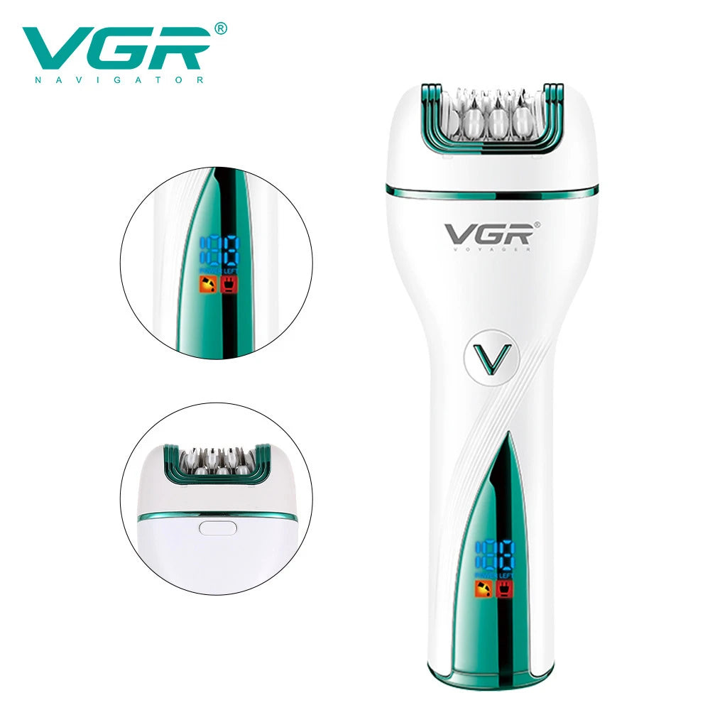 3in1 Women Epilator Electric Female Shaver Leg Body Hair Removal Facial Lip Chin Lady Bikini Trimmer Rechargeable Callus