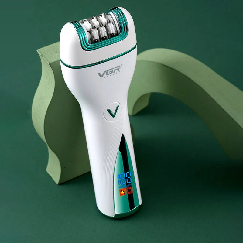 3in1 Women Epilator Electric Female Shaver Leg Body Hair Removal Facial Lip Chin Lady Bikini Trimmer Rechargeable Callus