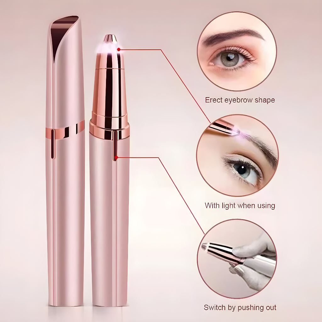 Electric Eyebrow Epilator Professional Eye Brow Trimmer Mini Portable Shaper Shaver Razor For Make Up Painless Hair Remo
