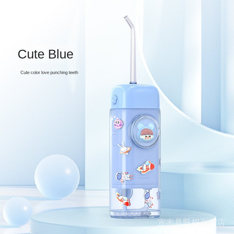 Kid Oral Irrigator Portable Cordless Dental Flosser Teeth Cleaning Oral Care Dental Water Jet Rechargeable Water Flosser
