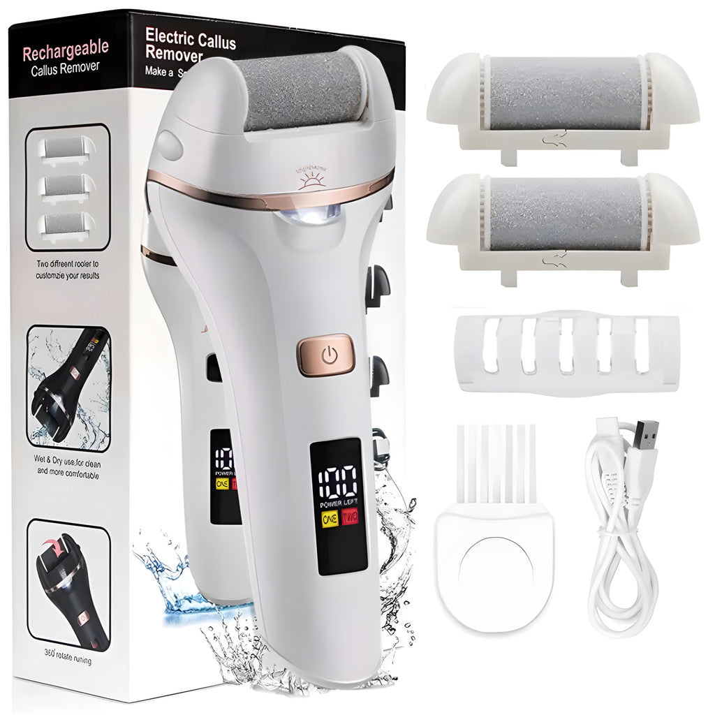Electric Foot File Callus Remover Machine Pedicure Device Rechargeable Feet Care Tool For Heels Dead Skin
