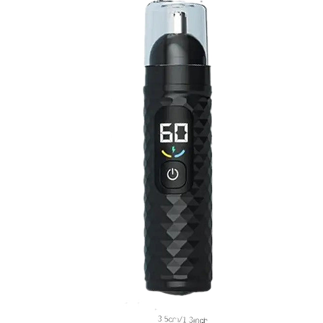 Electric Nose Hair Trimmer for Men & Women | Portable Rechargeable Grooming Tool with LED Display | 3D Arched Blade & Hi