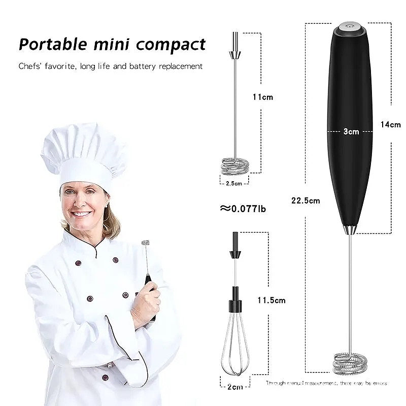 Hand Blender Electric Egg Beater Milk Frother Handheld, Mini Electric Drink Mixer