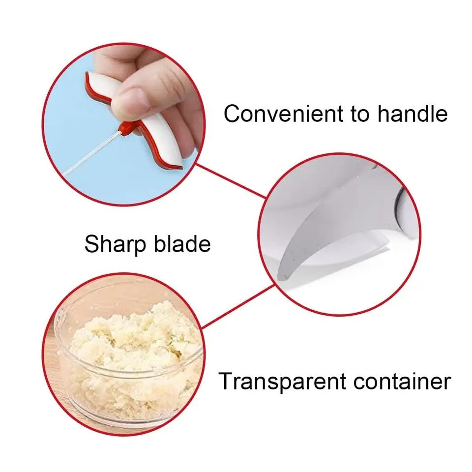 Manual Garlic Masher Press Hand Pull Type Garlic Blender Chili Vegetables Meat Grinder Kitchen Gadgets Cooking