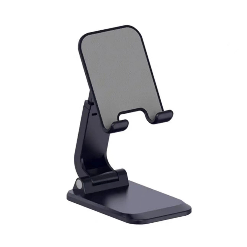 Desk Phone Holder Adjustable Angle Folding Widened Telescopic Rod Strong Bearing Multifunctional Compact Desktop Phone