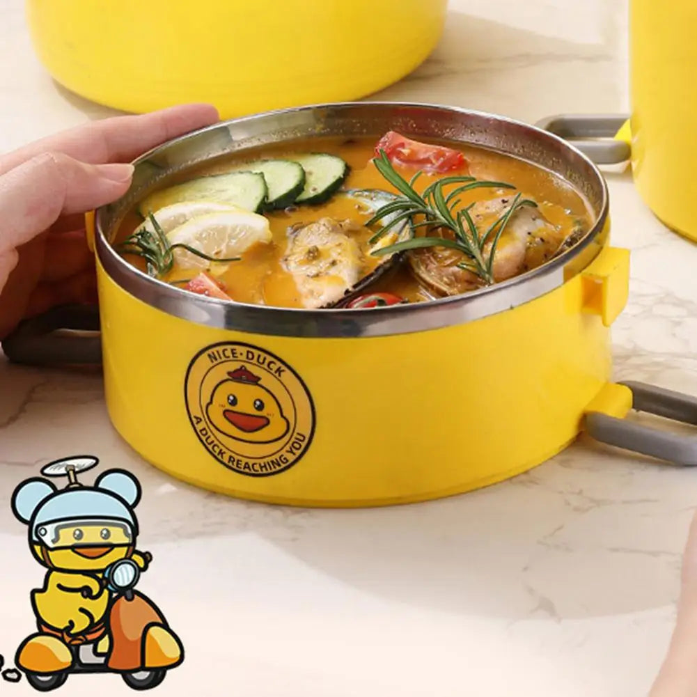 Lunch Box Heat Resistance Stackable Large Capacity Multifunctional Sealed with Lid Collapsible Space Saving Bento Box