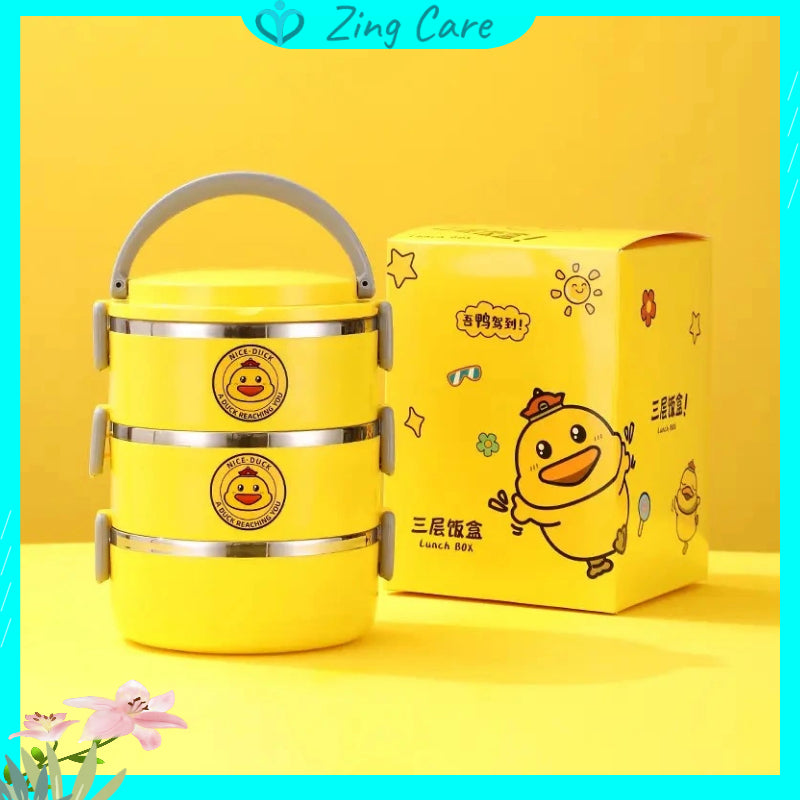 Lunch Box Heat Resistance Stackable Large Capacity Multifunctional Sealed with Lid Collapsible Space Saving Bento Box