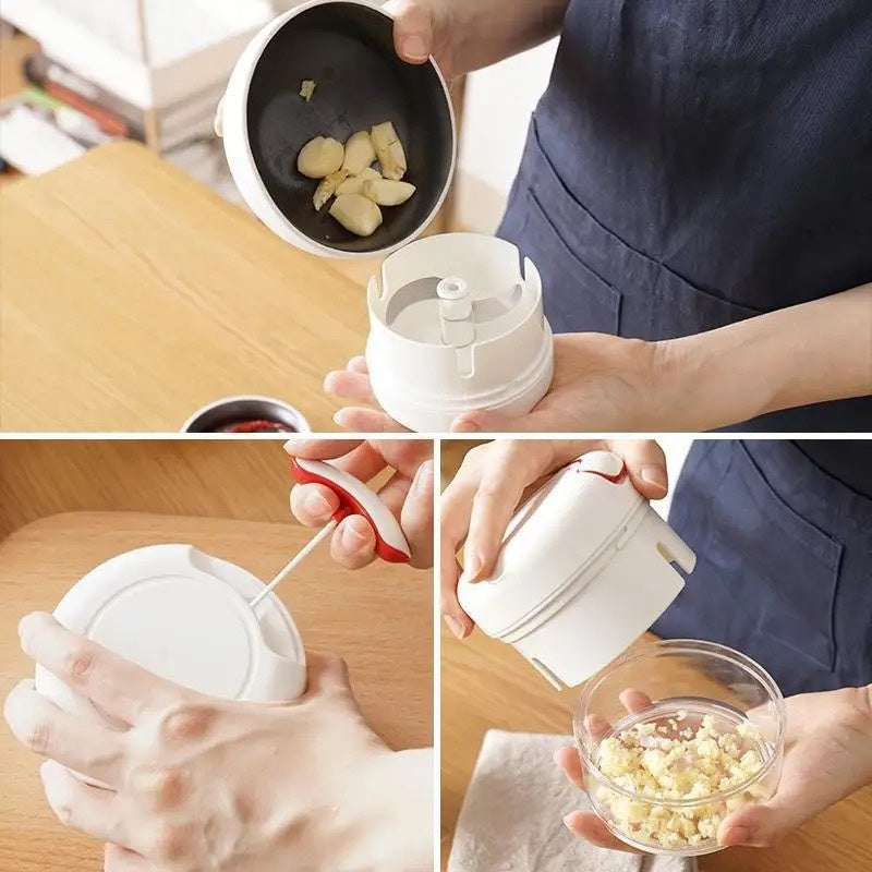 Manual Garlic Masher Press Hand Pull Type Garlic Blender Chili Vegetables Meat Grinder Kitchen Gadgets Cooking