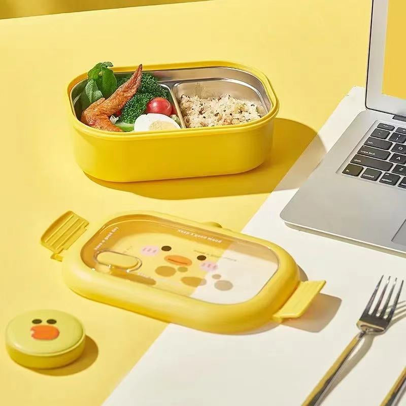 Food Container Lunch Box for Food 304 Stainless Steel Thermal Lunchbox Portable Kids Bento Box
