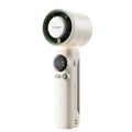 100-Speed Handheld Ice Fan with 4000mAh Battery & LED Indicator - Fast Cooling with Stepless Wind Adjustment