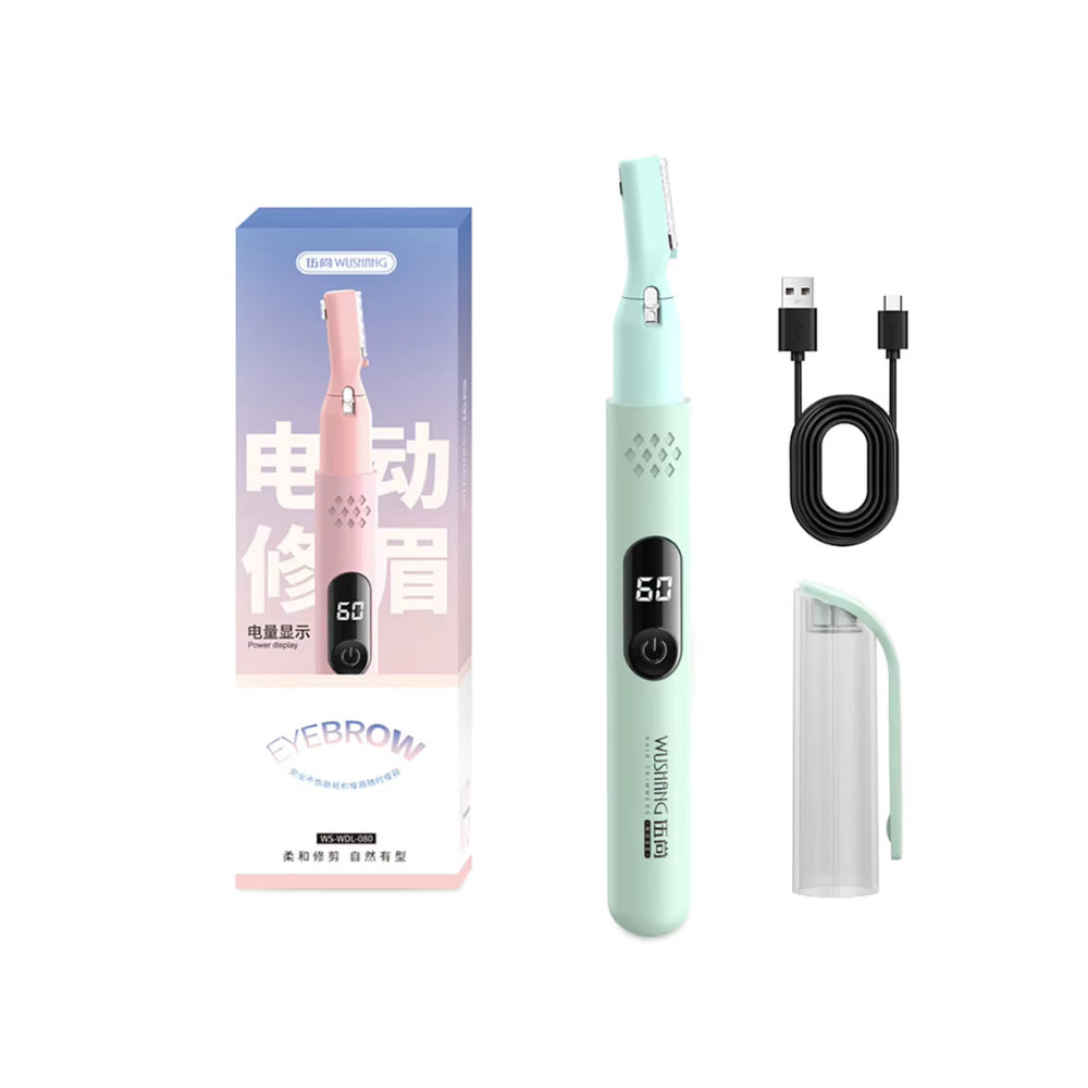 Multifunction Eyebrow Trimmer For Face & Body| LED Display · Portable · Washable · Skin-Friendly