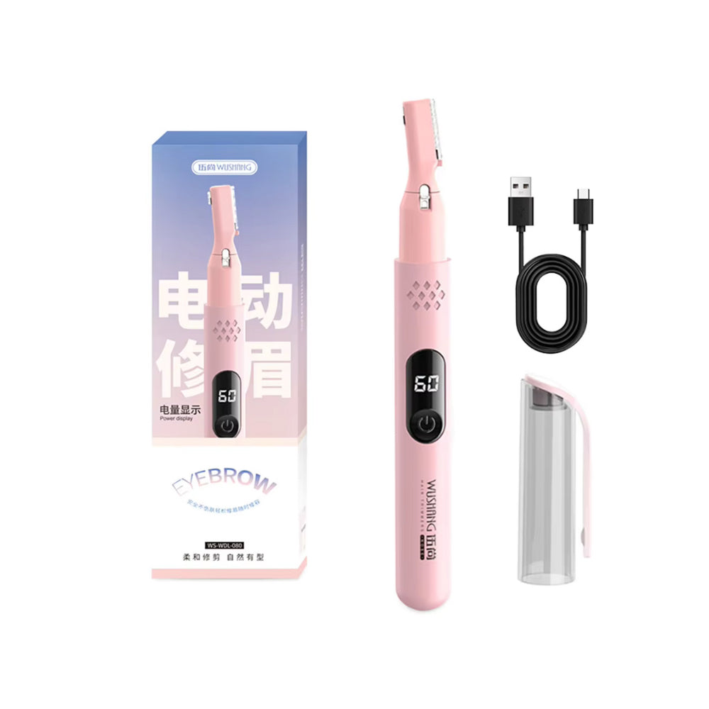 Multifunction Eyebrow Trimmer For Face & Body| LED Display · Portable · Washable · Skin-Friendly