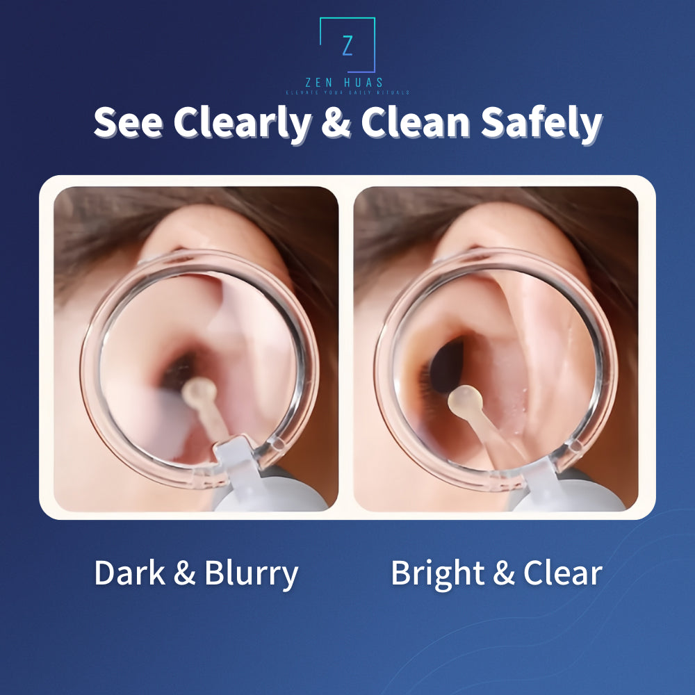 3-in-1 LED Ear & Nose Cleaning Kit with Magnifier | Earwax Removal Tool Set – Ear Scoop, Tweezers & Nose Clip