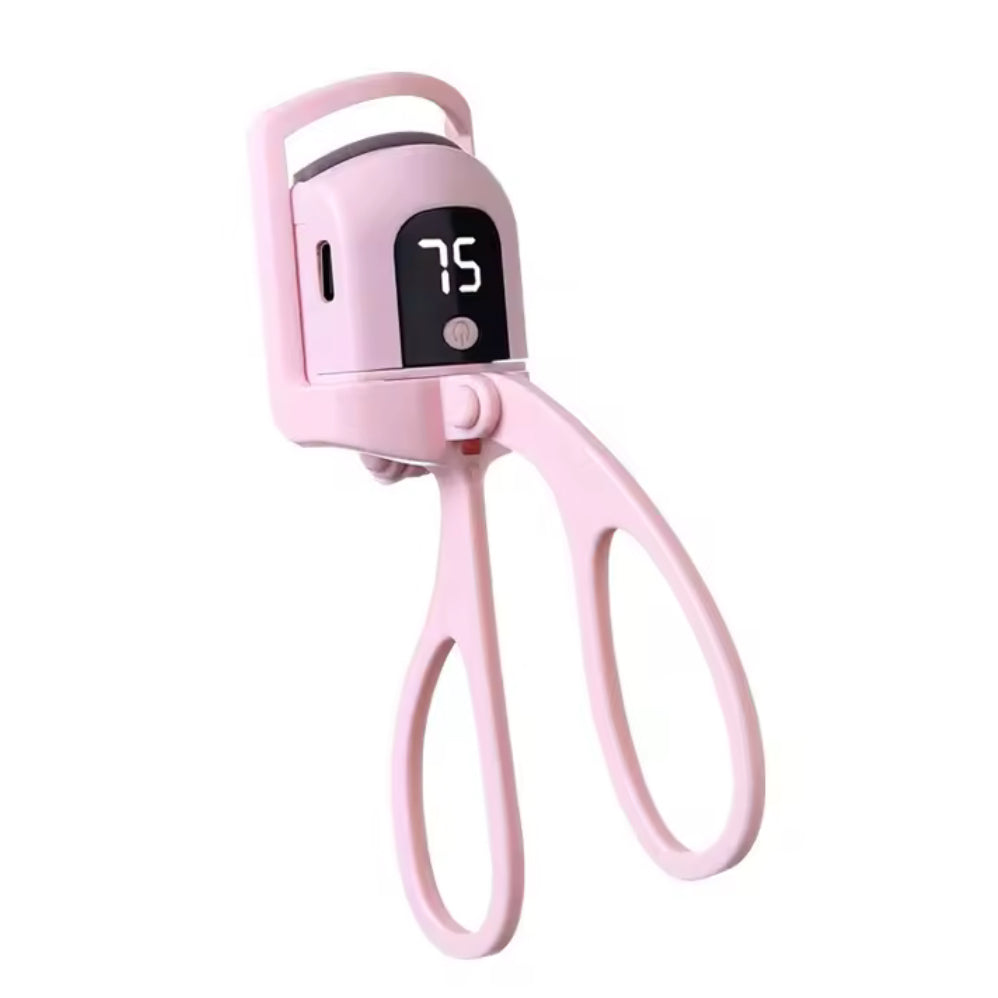 Pro Precision Electric Heated Eyelash Curler | Smart Digital Lash Curler with LED Display, 3 Adjustable Heat Levels 65°C