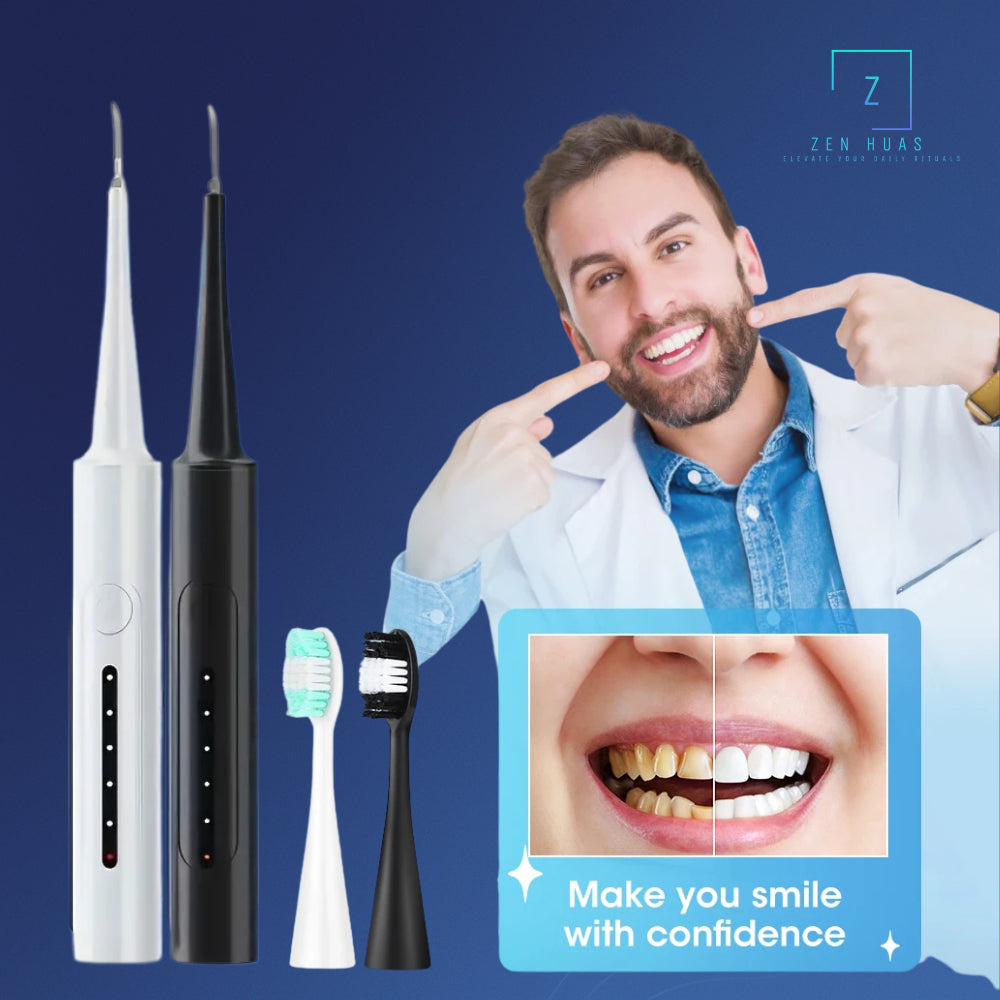 Electric Teeth Cleaner Dental Plaque Remover | 5 Modes Ultrasonic Oral Care Device | Alat Pembersih Karang Gigi Elektrik