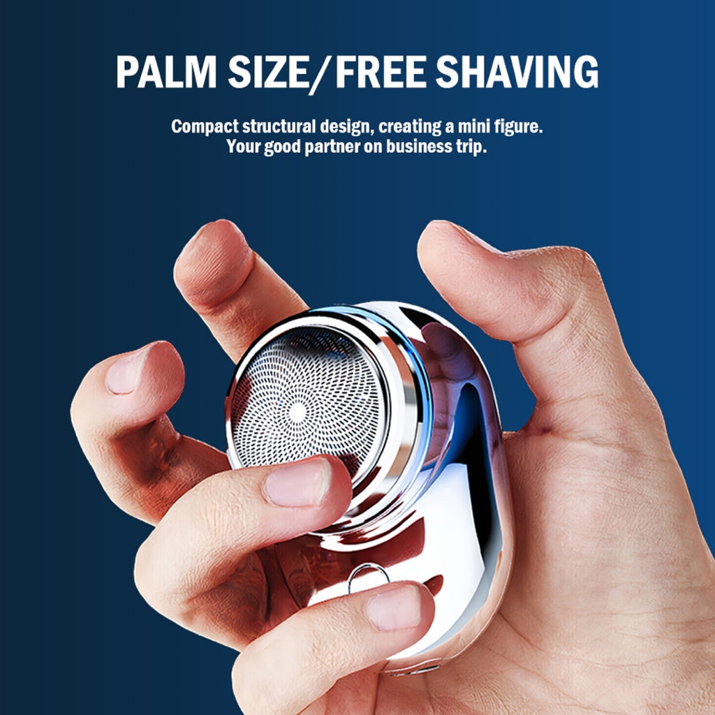 Mini Electric Shaver for Men | Portable Rechargeable Razor with Smart Digital Display | IP67 Waterproof