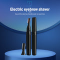 Electric Eyebrow Trimmer for Women & Men | Dual-Head Precision Shaver with R-Type Safety Blade | Gentle & Painless Hair