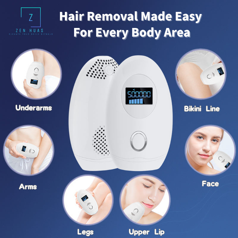 IPL Hair Removal Device Ice Cooling Painless 5 Levels Home Use Laser Hair Remover Face Body