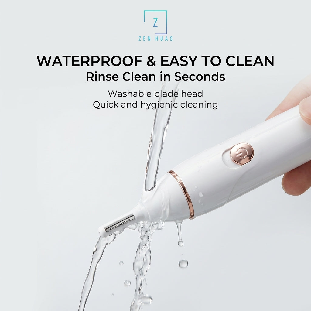 Nose Hair Trimmer Electric Nose & Ear Hair Trimmer Men Eyebrow Trimmer Portable Waterproof Grooming Tool No Pull Safe Pr
