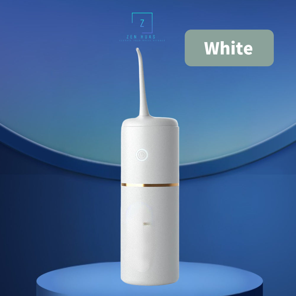 Portable Water Flosser / Cordless Oral Irrigator – 3 Modes, 45 Days Battery, IPX7 Waterproof | Pembersih Gigi Tanpa