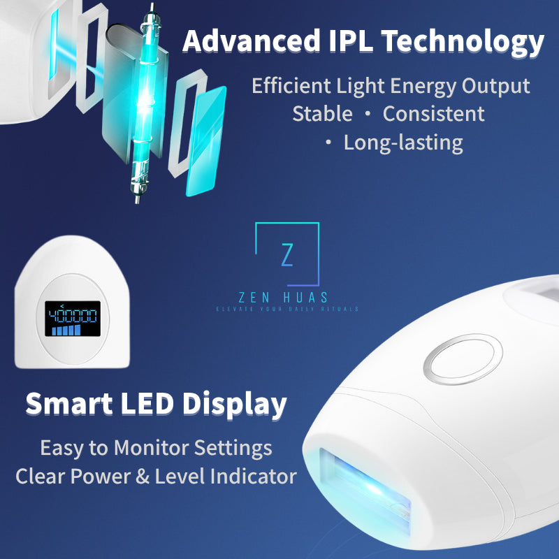 IPL Hair Removal Device Ice Cooling Painless 5 Levels Home Use Laser Hair Remover Face Body
