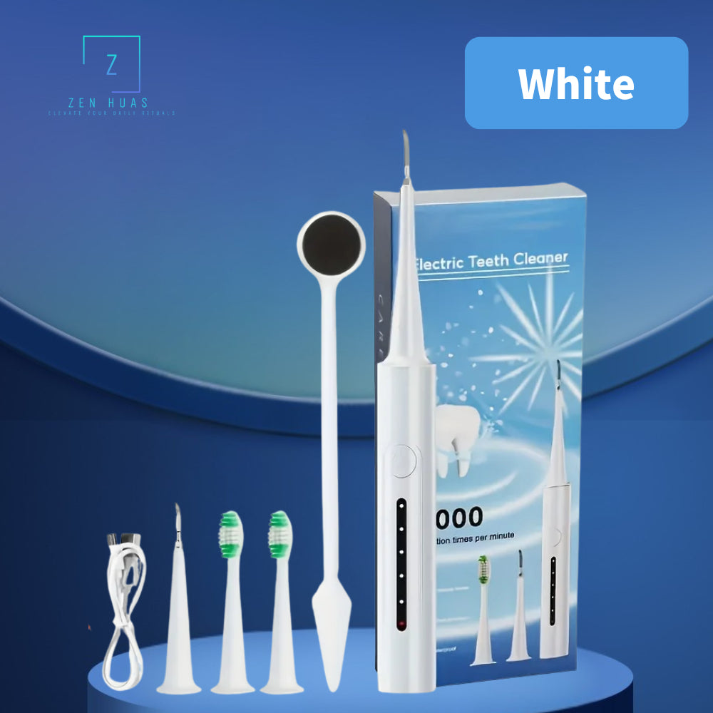 Electric Teeth Cleaner Dental Plaque Remover | 5 Modes Ultrasonic Oral Care Device | Alat Pembersih Karang Gigi Elektrik