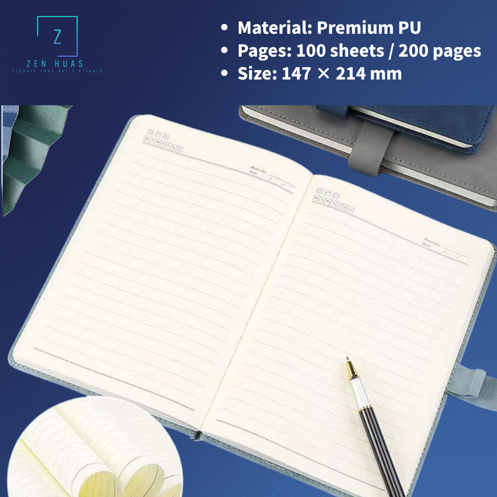 Premium Corporate Gift Set Notebook Tumbler Pen 3-in-1 Office Gift Set for Company Event Door Gift Business Souvenir